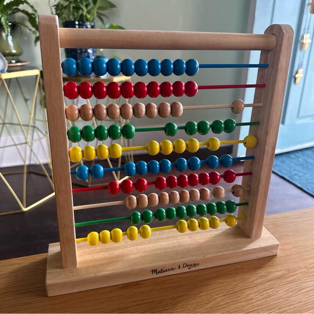 Melissa & Doug Colorful Wooden Abacus
